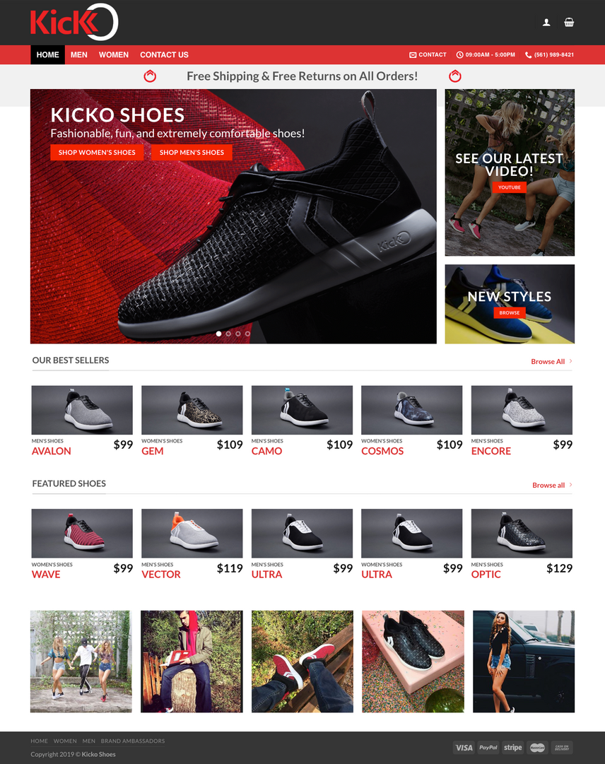 Kicko Shoes - Wordpress (Launched)