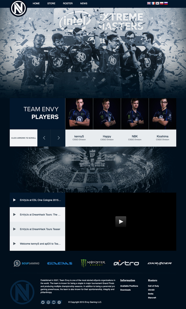 Envy - Wordpress (Launched)