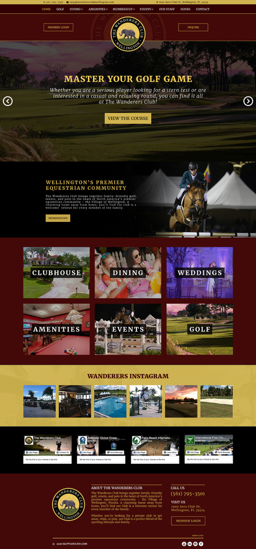 Wanderers Club - Wordpress (Full Concept)