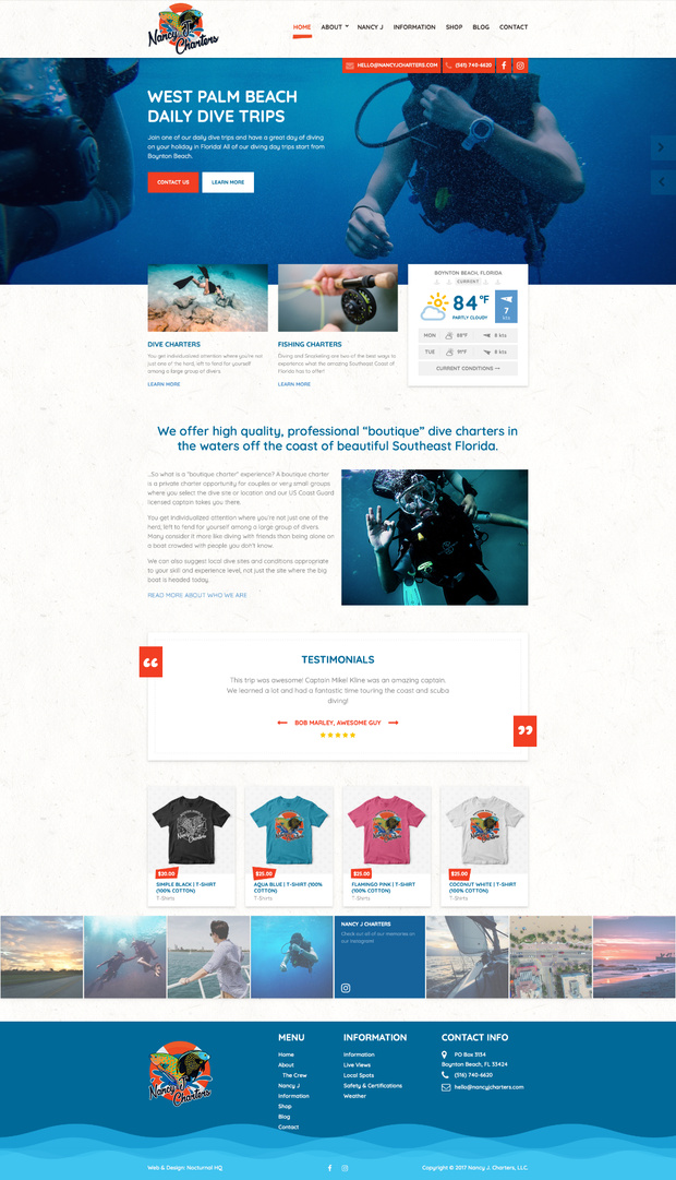 Nancy J Charters - Wordpress (Launched)